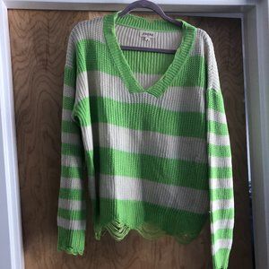Adora Lime Green Sweater Size M